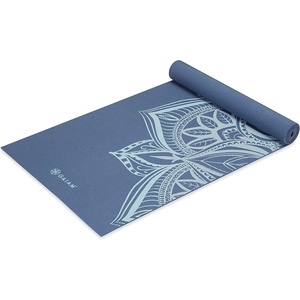 image:imageGaiam Yoga Mat  Premium 5mm Print Thick Non Slip Exercise amp Fitness Mat for All Types of Yoga Pilates amp Floor Workouts 68 x 24 x 5mm  Printed Design  Sticky NonSlip Surface  5mm Cushioning  Yoga Pilates amp Floor Workouts  68x24High Tide Point