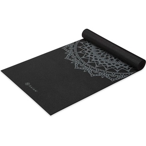 image:imageGaiam Yoga Mat  Premium 5mm Print Thick Non Slip Exercise amp Fitness Mat for All Types of Yoga Pilates amp Floor Workouts 68 x 24 x 5mm  Printed Design  Sticky NonSlip Surface  5mm Cushioning  Yoga Pilates amp Floor Workouts  68x24Black Marrakesh