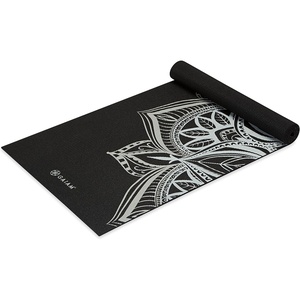 image:imageGaiam Yoga Mat  Premium 5mm Print Thick Non Slip Exercise amp Fitness Mat for All Types of Yoga Pilates amp Floor Workouts 68 x 24 x 5mm  Printed Design  Sticky NonSlip Surface  5mm Cushioning  Yoga Pilates amp Floor Workouts  68x24Midnight Point