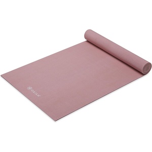 image:imageGaiam Yoga Mat  Premium 5mm Solid Thick Non Slip Exercise amp Fitness Mat for All Types of Yoga Pilates amp Floor Workouts 68 x 24 x 5mm  Premium nonslip mat in solid colors Cushioned support for yoga Pilates amp floor workouts at home or studioLilac