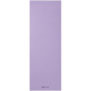 image:imageGaiam Yoga Mat  Premium 5mm Solid Thick Non Slip Exercise amp Fitness Mat for All Types of Yoga Pilates amp Floor Workouts 68 x 24 x 5mm  Premium nonslip mat in solid colors Cushioned support for yoga Pilates amp floor workouts at home or studioNew Lilac