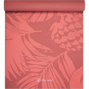 image:imageGaiam Yoga Mat Classic Print 4mm NonSlip Mat  Lightweight 4mm print yoga mat with nonslip grip Ideal for yoga Pilates amp floor workouts at home or studioTropical Sunrise