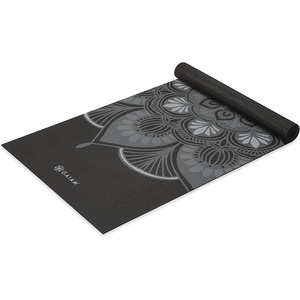 image:imageGaiam Yoga Mat Classic Print 4mm NonSlip Mat  Lightweight 4mm print yoga mat with nonslip grip Ideal for yoga Pilates amp floor workouts at home or studioMystic Ink