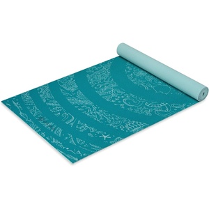 image:imageGaiam Yoga Mat Classic Print 4mm NonSlip Mat  Lightweight 4mm print yoga mat with nonslip grip Ideal for yoga Pilates amp floor workouts at home or studioUnder the Sea