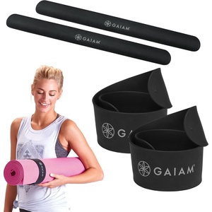 image:imageGaiam Yoga Mat Slap Band  SlapOn trap for Easy Storage amp Travel  Durable Snap Band Fits Most Rolled Yoga Pilates amp Exercise Mats