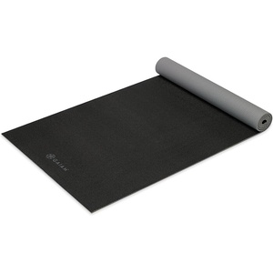 image:imageGaiam Yoga Mat Solid Color NonSlip 6mm  DualColor Reversible  Sticky NonSlip Surface  68L x 24W  Yoga Pilates amp Floor WorkoutsGranite Storm