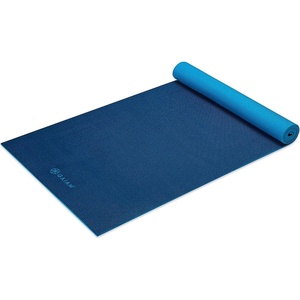 image:imageGaiam Yoga Mat Solid Color NonSlip 6mm  DualColor Reversible  Sticky NonSlip Surface  68L x 24W  Yoga Pilates amp Floor WorkoutsNavyBlue