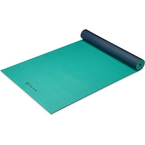 image:imageGaiam Yoga Mat Solid Color NonSlip 6mm  DualColor Reversible  Sticky NonSlip Surface  68L x 24W  Yoga Pilates amp Floor WorkoutsVibrant Viridian