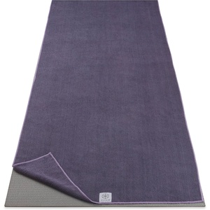 image:imageGaiam Yoga Mat Towel NonSlip Microfiber Black  MatSized Fit  QuickDry Microfiber  NonSlip Silicone Bottom  Machine Washable  Hot Yoga amp Pilates  68x24Heron Lilac