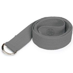 image:imageGaiam Yoga Strap Premium Athletic Stretch Band with Adjustable Metal DRing Buckle Loop  Exercise amp Fitness Stretching for Yoga Pilates Physical Therapy Dance Gym WorkoutsGranite Storm