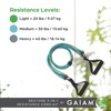 image:imageGaiam 3in1 Resistance Band Kit with ComfortGrip Handles and Interchangeable Strength Bands for High Intensity Training1 EA Pack of 12
