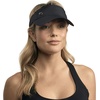 image:imageGaiam Classic Fitness Sun Visor MoistureWicking Women Black  OpenTop Design  QuickDry Sweatband  Adjustable Closure  Golf Tennis amp Running  MoistureWicking  Women