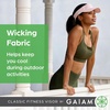 image:imageGaiam Classic Fitness Sun Visor MoistureWicking Women White  OpenTop Design  QuickDry Sweatband  Adjustable Closure  Golf Tennis amp Running  MoistureWicking  Women