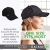 image:imageGaiam Cruiser Breathable Baseball Cap Ponytail Women  Lightweight amp Breathable  Ponytail Hole  Adjustable Fit  Running Hiking amp Workouts  Womens CapBlack