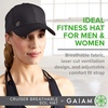 image:imageGaiam Cruiser Breathable Baseball Cap Ponytail Women  Lightweight amp Breathable  Ponytail Hole  Adjustable Fit  Running Hiking amp Workouts  Womens CapBlack