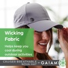 image:imageGaiam Cruiser Breathable Baseball Cap Ponytail Women  Lightweight amp Breathable  Ponytail Hole  Adjustable Fit  Running Hiking amp Workouts  Womens CapBlush