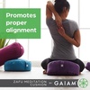 image:imageGaiam Ergonomic BuckwheatBlack  Zafu