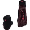 image:imageGaiam Grippy Yoga Socks for Women amp Men  Full Toe Non Slip Sticky Grip Accessories for Yoga Barre Pilates Dance Ballet