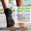 image:imageGaiam Grippy Yoga Socks for Women amp Men  Full Toe Non Slip Sticky Grip Accessories for Yoga Barre Pilates Dance Ballet