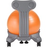 image:imageGaiam Kids Balance Ball Chair  Classic Childrens Stability Ball Chair Alternative School Classroom Flexible Desk Seating for Active Students with Satisfaction Guarantee GreyOrange  35cm
