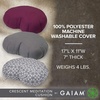 image:imageGaiam Meditation Cushion Crescent Zafu Style Yoga Pillow