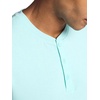image:imageGaiam Mens Bliss Balance Short Sleeve Henley TopPastel Turq