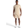 image:imageGaiam Mens Everyday Basic 7 Short 20 Relaxed Fit Stretch Midweight MaterialWhite Pepper