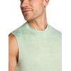image:imageGaiam Mens Everyday Basic Muscle Tank Top Standard Fit Stretch Midweight MaterialDusty Green Heather