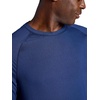 image:imageGaiam Mens Everyday Basic Raglan Top Standard Fit Stretch Midweight Jersey MaterialMedieval Blue