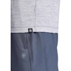 image:imageGaiam Mens Everyday Basic Raglan Top Standard Fit Stretch Midweight Jersey MaterialSleet Heather