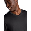 image:imageGaiam Mens Everyday Basic VNeck Top Standard Fit Stretch Midweight MaterialBlack