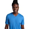 image:imageGaiam Mens Everyday Basic VNeck Top Standard Fit Stretch Midweight MaterialFederal Blue Heather