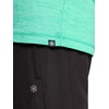 image:imageGaiam Mens Everyday Basic VNeck Top Standard Fit Stretch Midweight MaterialFuture Teal Heather