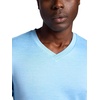image:imageGaiam Mens Everyday Basic VNeck Top Standard Fit Stretch Midweight MaterialPlacid Blue Heather