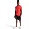 image:imageGaiam Mens Everyday Basic VNeck Top Standard Fit Stretch Midweight MaterialPoppy Red Heather