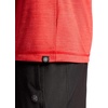 image:imageGaiam Mens Everyday Basic VNeck Top Standard Fit Stretch Midweight MaterialPoppy Red Heather