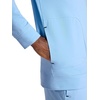 image:imageGaiam Mens Lotus Oblong Hoodie Relaxed Fit Stretch Heavyweight Terry MaterialPlacid Blue