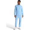 image:imageGaiam Mens Lotus Oblong Hoodie Relaxed Fit Stretch Heavyweight Terry MaterialPlacid Blue