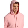 image:imageGaiam Mens Lotus Oblong Hoodie Relaxed Fit Stretch Heavyweight Terry MaterialQuartz Pink
