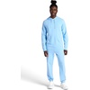 image:imageGaiam Mens Lotus Oblong Pant Standard Fit 31 Inseam Stretch Heavyweight Terry MaterialPlacid Blue
