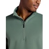 image:imageGaiam Mens Recovery Long Sleeve QuarterZip Standard Fit Midweight Breathable MaterialDuck Green