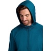 image:imageGaiam Mens Serenity Flow Long Sleeve Cowl Neck Quarterzip Hoodie Standard Fit Stretch Midweight MaterialSubmerged Heather