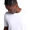 image:imageGaiam Mens Stretch Tech TShirt Standard Fit Stretch Midweight Performance MaterialStark White