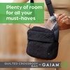 image:imageGaiam Quilted Crossbody BagKhaki