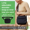 image:imageGaiam Quilted Crossbody BagOlive