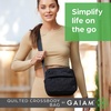 image:imageGaiam Quilted Crossbody BagOlive
