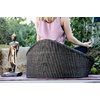 image:imageGaiam Rattan Meditation Chair with Thick Natural Cotton Meditation Cushion Pillow Sustainable Kapok Filling