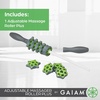 image:imageGaiam Restore Adjustable Massage Roller Plus Black  Adjustable Roller Stick  Targeted Muscle Recovery  Tension amp Soreness Relief  TravelFriendly  Home amp Gym Use