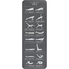 image:imageGaiam Restore Fitness Exercise Mat with SelfGuided Exercise Illustrations Printed on Mat 10mm Thick