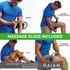 image:imageGaiam Restore Leg Massager  Dual Sided Hand Held Muscle Massage Roller with 4 Textured Massage Balls amp Firm Grip Handles  Deep Tissue Pain Relief for Sore Muscles to Aid Recovery Time